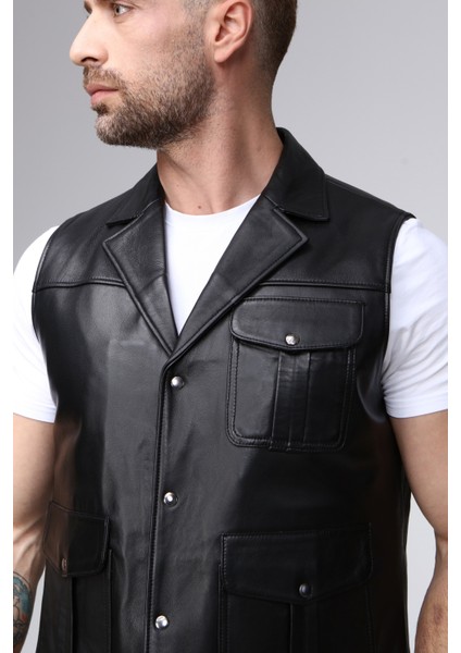 Erkek Hakiki Deri Yelek fiyatları