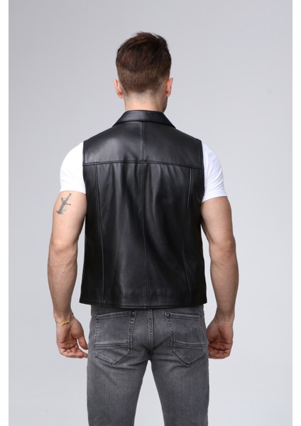 Erkek Hakiki Deri Yelek fırsatları