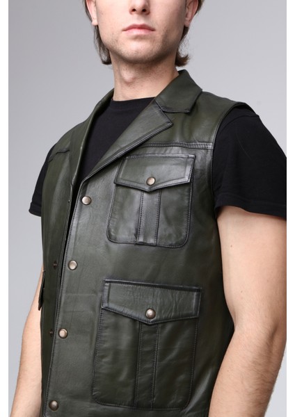 Erkek Hakiki Deri Yelek fiyatları