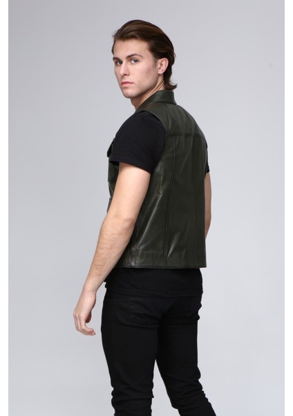 Erkek Hakiki Deri Yelek fırsatları