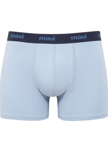 Erkek 3lü Mavi Boxer Seti 0910615-83077