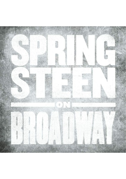 Bruce Springsteen Springsteen On Broadway - Plak