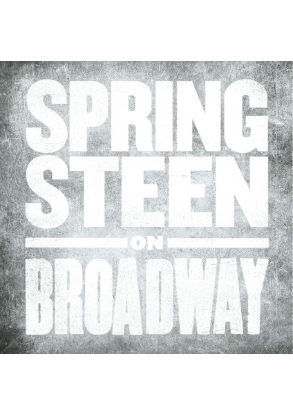 Bruce Springsteen Springsteen On Broadway - CD