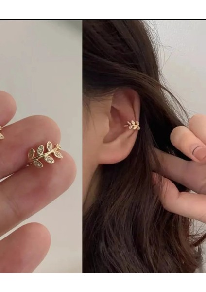 Sıkıştırma Earcuff Kıkırdak Conch Küpesi