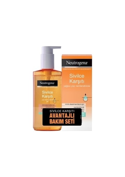 Visibly Clear Temizleme Jeli 200 ml + Yağsız Yüz Nemlendirici 50 ml