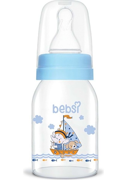 Bebsi 327 Cam Biberon 125 ml - Mavi