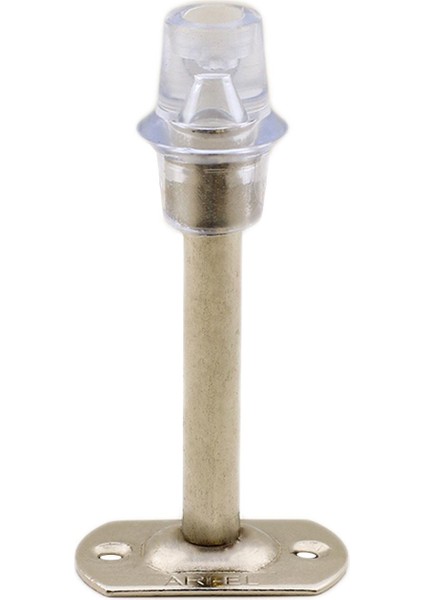 Kapı Stoperi Tamponu 10 cm Krom Metal Vidalı Kapı Stopu Silikonlu