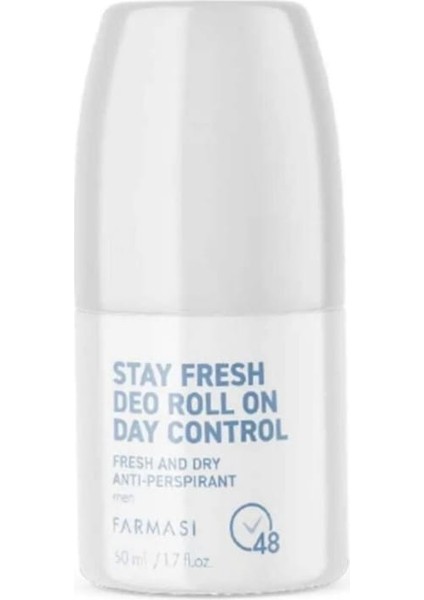 Stay Fresh Deo Roll On Day Control 50 ml Erkekler İçin Ferah ve Kuru Koku