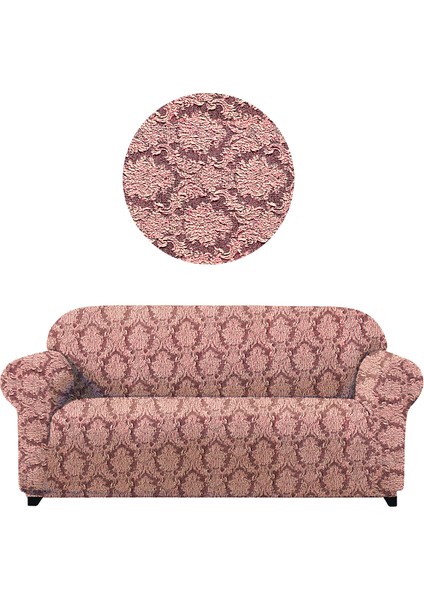 Jakarli Koltuk ,kanepe ,çekyat Örtüsü Şal Desen Esnekli ETEKSIZ3KIŞILIK Koltuk Için