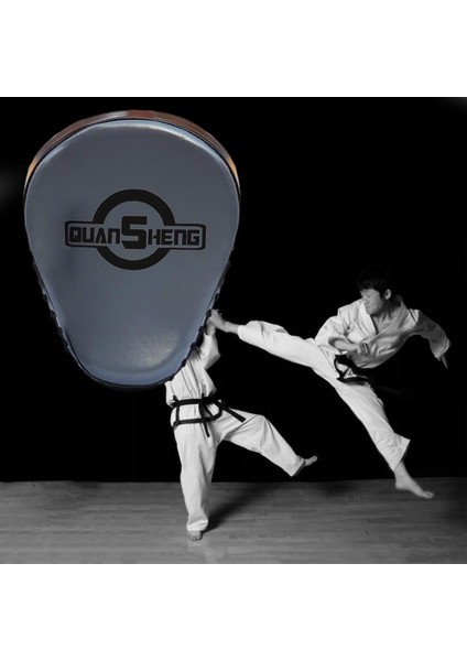 Yumruk Eldiven Boks Karate Taekwondo Yumruk Ped Tekme Gri