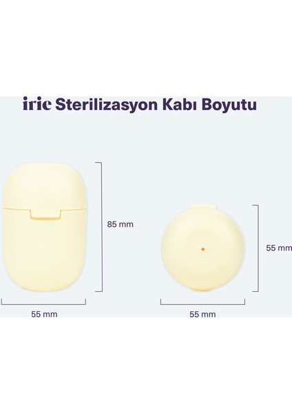 Adet Kabı Sterilizasyon Kabı / Menstrüel Kap Mikrodalga Sterilizasyon Kabı / Regl Kabı Temizleme Yıkama Taşıma Mikrodalga Sterilizasyon Kabı / Ftalat Içermez / Pamuk Kese Hediyeli