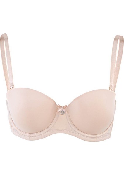 Essential Straplez Dolgulu Push-Up Sütyen 3002 - Ten