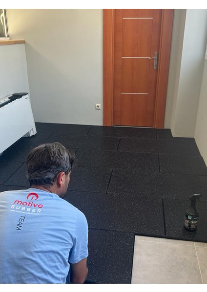 Soğuk Press 100X100 cm 2 cm Siyah Fitness Kare Kauçuk Zemin fiyatları
