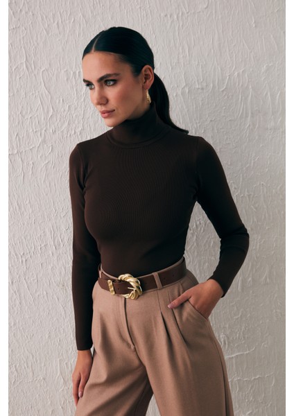 Tam Balıkçı Triko - Kahve modelleri