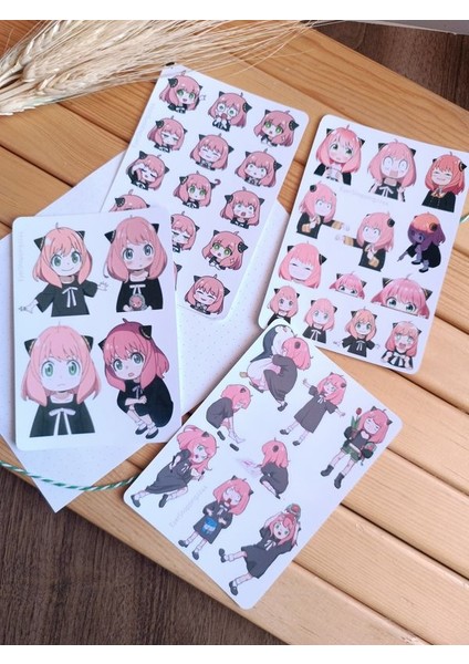 Anya Sticker Etiket Seti