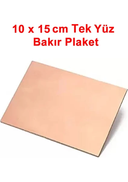 Roba 10X15CM Tek Yüz Bakır Plaket Pcb Baskı Elektronik Devre Prototip Deney Kartı Fr4 Kaliteli Pcb