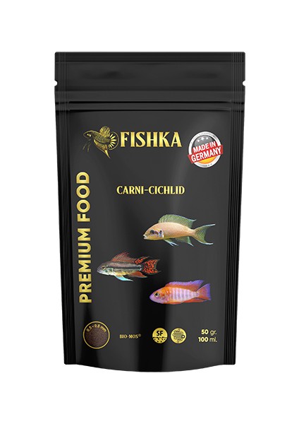 Carni Cichlid 100 ml Çiklet Balık Yemi