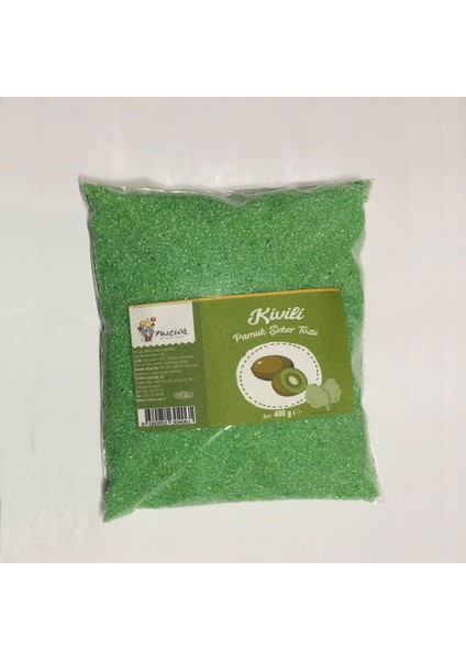 Yeşil Renkli Pamuk Şeker Için Kivi Aromalı Toz Şekeri - 400 gr fiyatları
