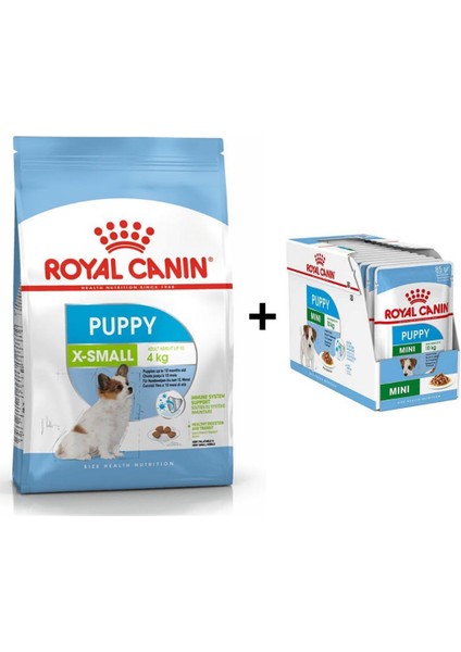 x Small Yavru Köpek Maması 1,5 kg + 12 Adet Yaş Mama