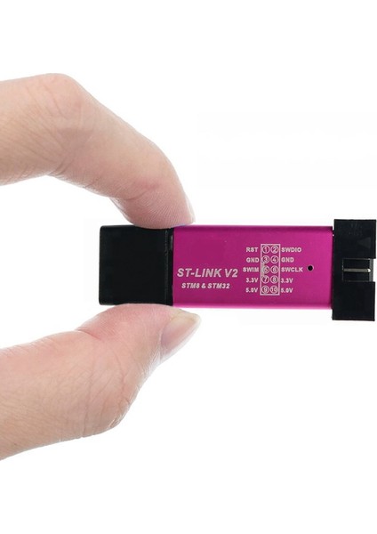 Roba St-Lınk V2 Mini -- Stlınk V2 Klon -- Metal Kutu -- STM32 Arm Jtag Programlayıcı - St Link V2
