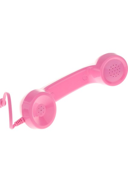 Çoğu Cep Telefonu Için Gürültü Azaltma Retro 3.5mm Mobil Telefon Alıcısı Pembe modelleri