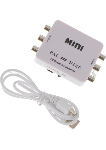 Pal / Ntsc / / Ntsc Dönüştürücü Adaptörler Switcher Mini Tv Sistemi