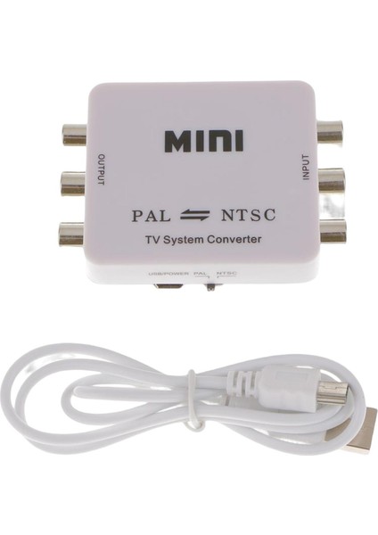 Pal / Ntsc / / Ntsc Dönüştürücü Adaptörler Switcher Mini Tv Sistemi