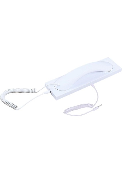 Retro Telefon Ahizesi Kulaklığı Akıllı Telefonlar Için Rahat Arama Moda Beyaz