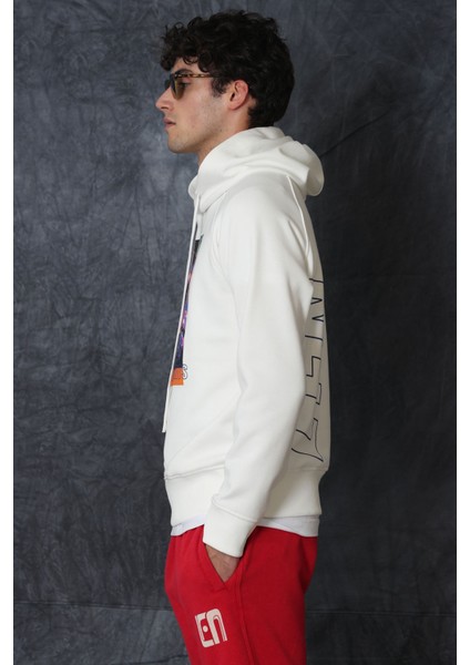 General Erkek Sweatshirt Kırık Beyaz