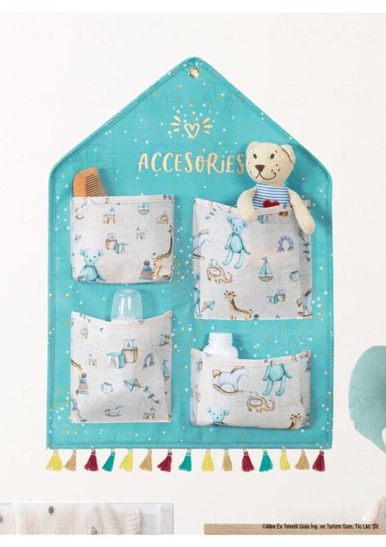 Baby Bebek Duvar Düzenleyici 56*42 Mavi