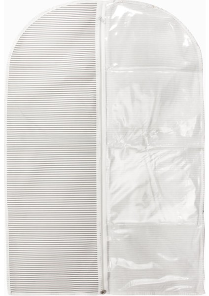 Pencereli Elbise Kılıfı 60X130 Gri Çizgili fiyatları