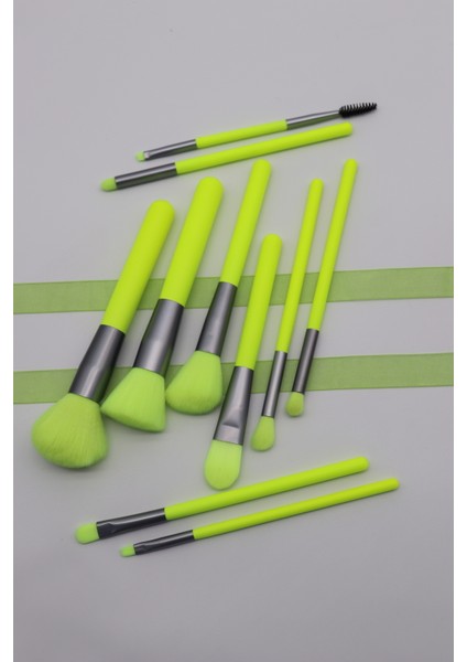 Neon 10'lu Makyaj Fırça Seti