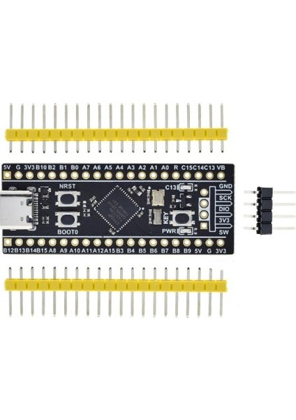 Roba STM32F411CEU6 Black Pill Geliştirme Kartı Arm Cortex-M4 Dsp Fpu 512 Kb Flash 100 Mhz Cpu Art