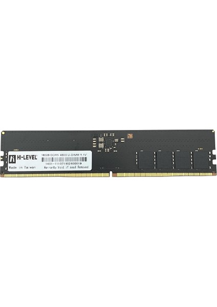 Hı-Level Ddr5 16GB 4800MHZ CL40 ABAB8HLV0005