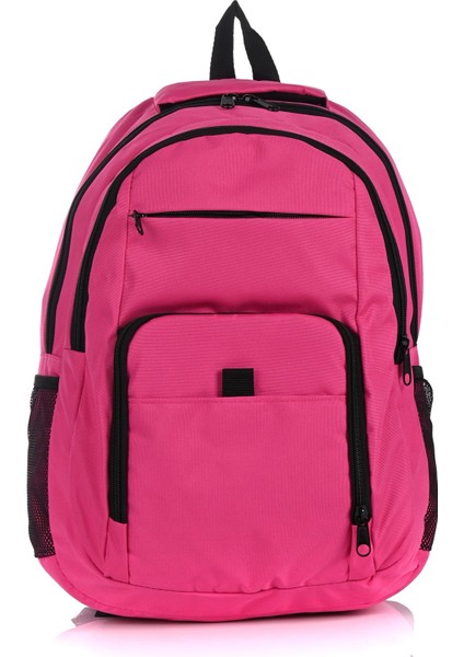 Unisex Laptop Bölmeli Spor Sırt Çantası Pembe