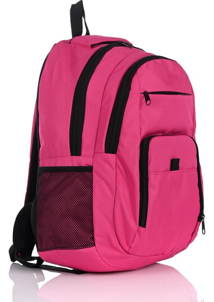 Unisex Laptop Bölmeli Spor Sırt Çantası Pembe fiyatları