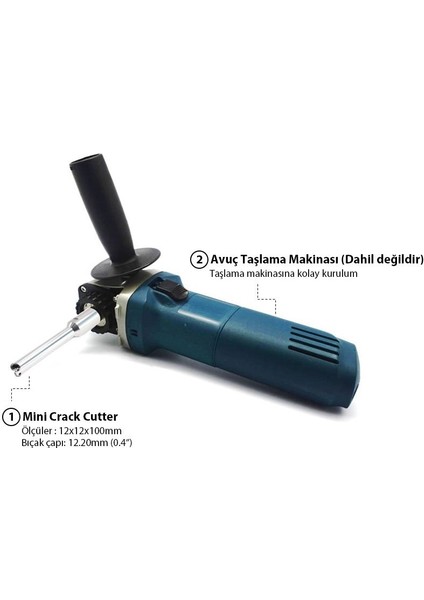 MP21-16-M Mini Crack Cutter Ahşap Işleme Aparatı