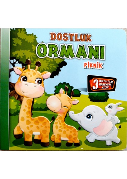 Kids Babies 3 Boyutlu Hareketli Kitaplar 3 Lü Set Pop-Up Kitaplar