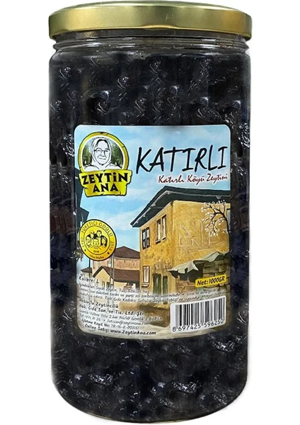 Zeytin Ana Katırlı Zeytini 1 KG Gemlik Siyah Zeytini