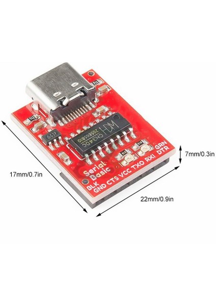 Roba CH340C USB To Ttl Uart Modül Typec Seri Port Haberleşme Isp Arduino Stc Stm8 STM32 Program Download