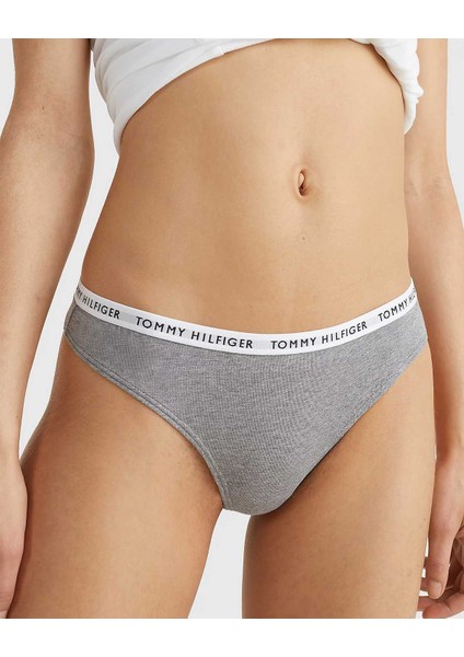 Kadın Tommy Hilfiger Thong Print 3’lü Kadın Tanga UW0UW02829