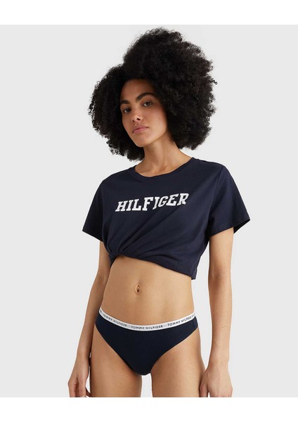 Kadın Tommy Hilfiger Thong Print 3’lü Kadın Tanga UW0UW02829