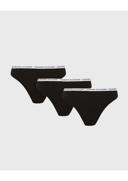 Kadın Tommy Hilfiger Thong Print 3’lü Kadın Tanga UW0UW02829