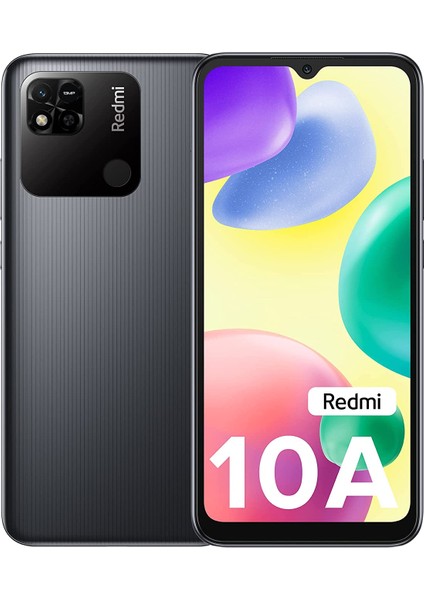 Redmi 10A 4 Ram 64 GB (Xiaomi Türkiye Garantili) Siyah