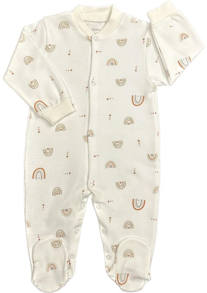 Unisex Bebek Penye Tulum Gökkuşağı