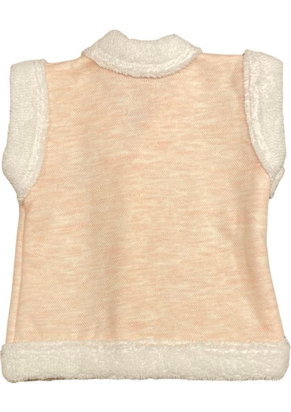 Pamuk Wellsoft Içi Peluşlu Bebek Yelek Geyik Nakış