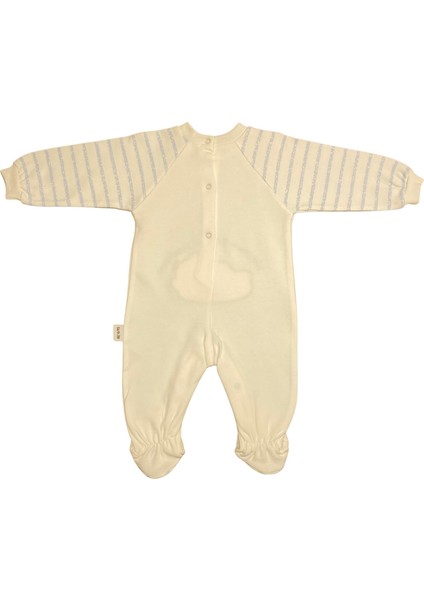 Unisex Bebek Penye Tulum Welcome Ayı modelleri