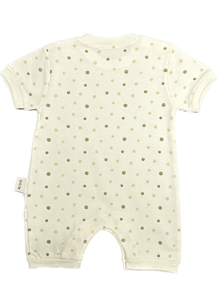 Unisex Bebek Yazlık Penye Tulum Puanlı