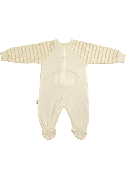 Unisex Bebek Penye Tulum Welcome Ayı modelleri