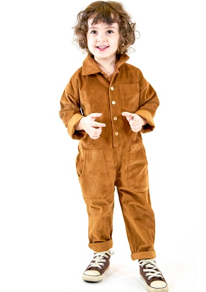 Camel Kadife Yakalı ve 3 Cepli Tulum fırsatları